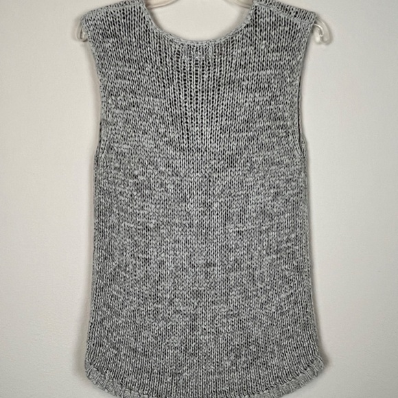 Chico's Vintage Design Sleeveless Tank Top Knit Pullover Beige/Tan - Picture 4 of 6